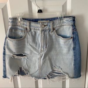 PacSun 2-Toned High Waisted Mini Skirt (25)